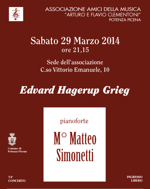 Concerto di Pianoforte di Matto Simonetti
