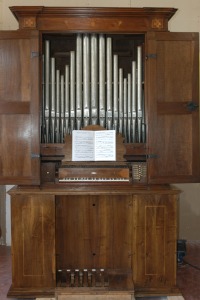 Organo da sala Giovanni Fedeli 1757.