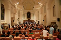 Concerto d'estate del 1 Agosto 2015 del Complesso Musicale Città di Potenza Picena, presso l'auditorium Ferdinando Scarfiotti. Foto di Aido Consolani.