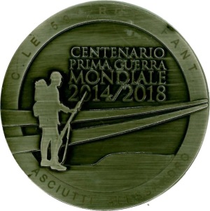 Medaglia dedicata al Caporale Asciutti Alessandro.