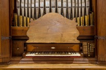 Organo da sala Giovanni Fedeli del 1757. Foto Sergio Ceccotti.