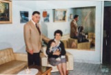 Reinaldo Carestia con la moglie Ana Garcia e la loro nipote Maria Fernando Palacio. Foto Franco Carestia.