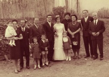 9 OTTOBRE 1961. Attilio Riccobelli partecipa al matrimonio del figlio Giovanni e Delia Mazziero. Foto Bruno Grandinetti. Prop. Giusi Riccobelli.